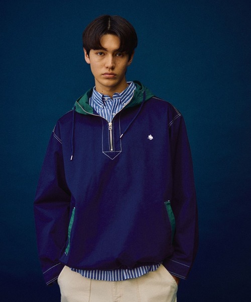 POLO BCS(ポロ ビーシーエス)の「【POLO British Country Spirit】アノラックパーカー(パーカー・メンズ・ネイビー/ベージュ・LARGE/MEDIUM)」の1枚目の写真