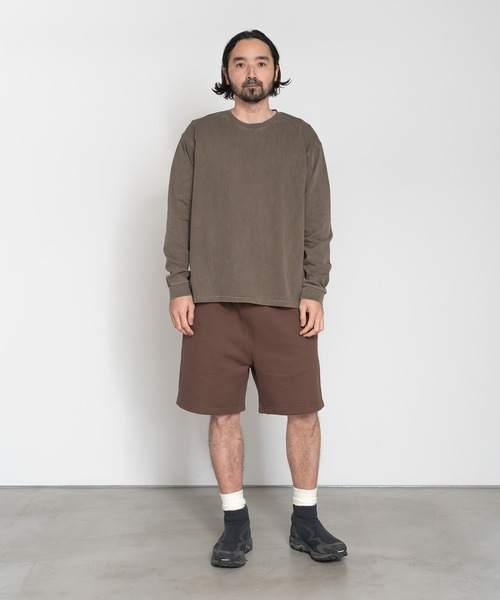 Knuu(ヌウ)の「Heavy Pigment Dye Long Sleeve T-Shirt(Tシャツ/カットソー・メンズ・ブラウン/ブラック/ライトブルー/グレー・X-SMALL/SMALL/MEDIUM/LARGE/X-LARGE/XX-LARGE)」の10枚目の写真