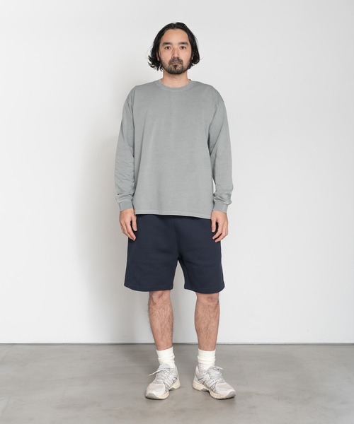 Knuu(ヌウ)の「Heavy Pigment Dye Long Sleeve T-Shirt(Tシャツ/カットソー・メンズ・ブラウン/ブラック/ライトブルー/グレー・X-SMALL/SMALL/MEDIUM/LARGE/X-LARGE/XX-LARGE)」の13枚目の写真
