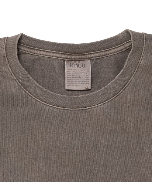 Knuu(ヌウ)の「Heavy Pigment Dye Long Sleeve T-Shirt(Tシャツ/カットソー・メンズ・ブラウン/ブラック/ライトブルー/グレー・X-SMALL/SMALL/MEDIUM/LARGE/X-LARGE/XX-LARGE)」の21枚目の写真