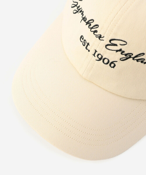 GYMPHLEX（ジムフレックス）の「Gymphlex | コットンチノ ロゴキャップ UNISEX（キャップ・レディース・アイボリー/ブラック/ネイビー・F）」の7枚目の写真