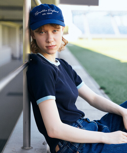 GYMPHLEX（ジムフレックス）の「Gymphlex | コットンチノ ロゴキャップ UNISEX（キャップ・レディース・アイボリー/ブラック/ネイビー・F）」の11枚目の写真