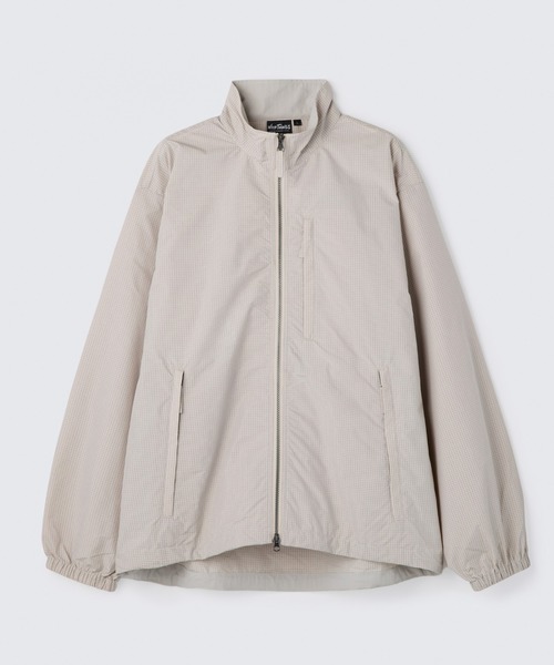 WILD THINGS（ワイルドシングス）の「スペースチェックスタンドアップジャケット│SPACE CHECK STAND UP JACKET（ナイロンジャケット・メンズ・ブルー/ナチュラル/ダークネイビー・M/S/L/XL）」の2枚目の写真