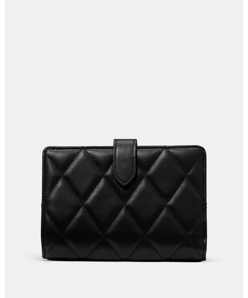 kate spade new york（ケイトスペード ニューヨーク）の「キルテッド ミディアム バイフォールド ウォレット（財布・レディース・ブラック・ONESIZE）」の4枚目の写真