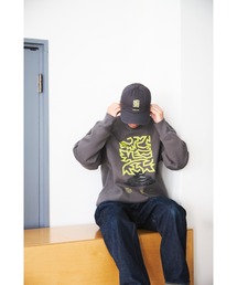 GOAT（ゴート）の「［GOAT］× [uesatsu]  YELLOW FLOWER CREW SWEAT（スウェット）」