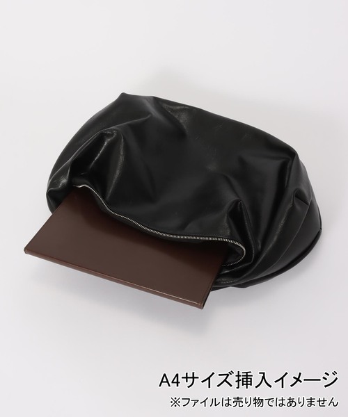 B.C STOCK（ベーセーストック）の「ワンハンドルBAG（ハンドバッグ・レディース・ブラック/ブラウン/ホワイト・FREE）」の8枚目の写真