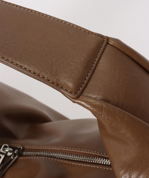 B.C STOCK（ベーセーストック）の「ワンハンドルBAG（ハンドバッグ・レディース・ブラック/ブラウン/ホワイト・FREE）」の12枚目の写真