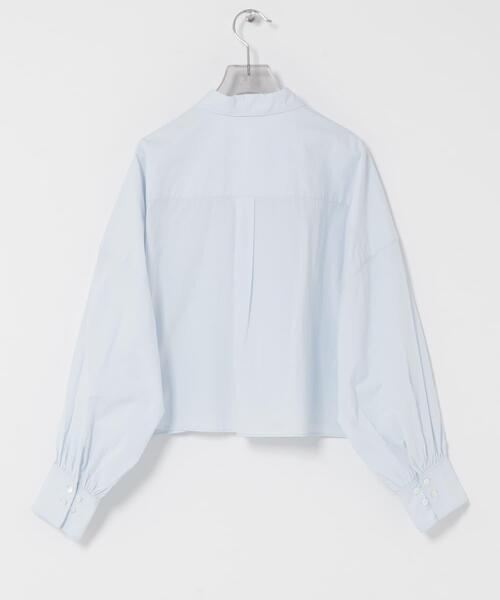 URBAN RESEARCH（アーバンリサーチ）の「スカーフ付きワイドショートシャツ（シャツ/ブラウス・レディース・ブルー系その他/ストライプ・FREE）」の13枚目の写真