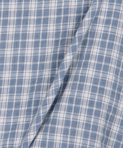 PUBLUX（パブリュクス）の「PUBLUX/パブリュクス 別注MLB ワンポイント刺繍 ハーフスリーブ ビッグシャツ　限定展開（シャツ/ブラウス・メンズ・サックスブルー/ブルー/ベージュ・LARGE/MEDIUM/SMALL）」の14枚目の写真