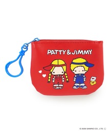 sanrio（サンリオ）の「Sanrio characters(サンリオキャラクターズ) カラビナ付きコインケース バッグチャーム / ハローキティ・けろけろけろっぴ・ニャニィニュニェニョン・パティ&ジミー SAN-0131（コインケース）」