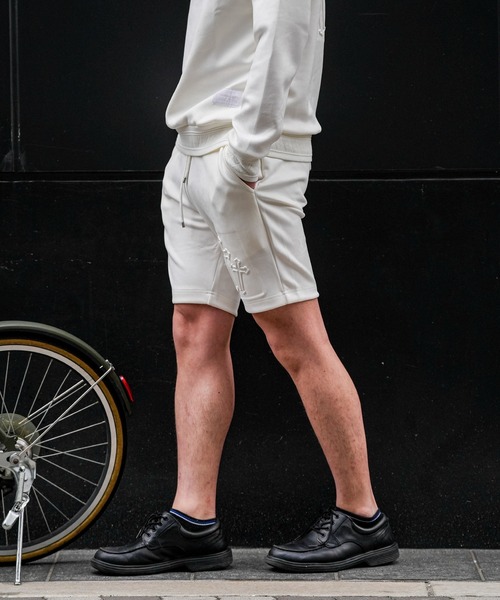 adamsJUGGLER(アダムスジャグラー)の「RTEG S/クロススウェットショートパンツ(その他パンツ・メンズ・ホワイト/ブラック・S/L/XL/M)」の14枚目の写真