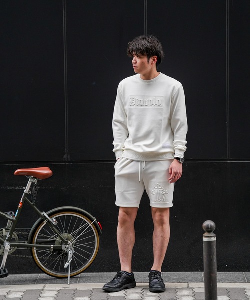 adamsJUGGLER(アダムスジャグラー)の「RTEG S/クロススウェットショートパンツ(その他パンツ・メンズ・ホワイト/ブラック・S/L/XL/M)」の9枚目の写真