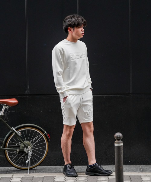adamsJUGGLER(アダムスジャグラー)の「RTEG S/クロススウェットショートパンツ(その他パンツ・メンズ・ホワイト/ブラック・S/L/XL/M)」の11枚目の写真