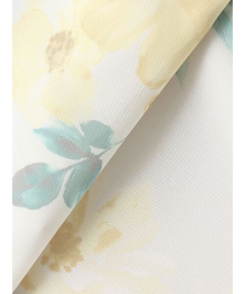 MERCURYDUO（マーキュリーデュオ）の「花柄ドッキングハーフスリーブワンピース（ワンピース・レディース・ミント/ブラック・MEDIUM/SMALL）」の18枚目の写真