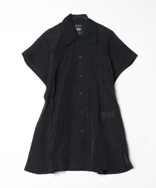 Y-3（ワイスリー）の「Y-3 SHORT SLEEVE OVERSHIRT（シャツ/ブラウス・レディース・ブラック・SMALL/MEDIUM/LARGE/X-SMALL/XX-SMALL）」の5枚目の写真