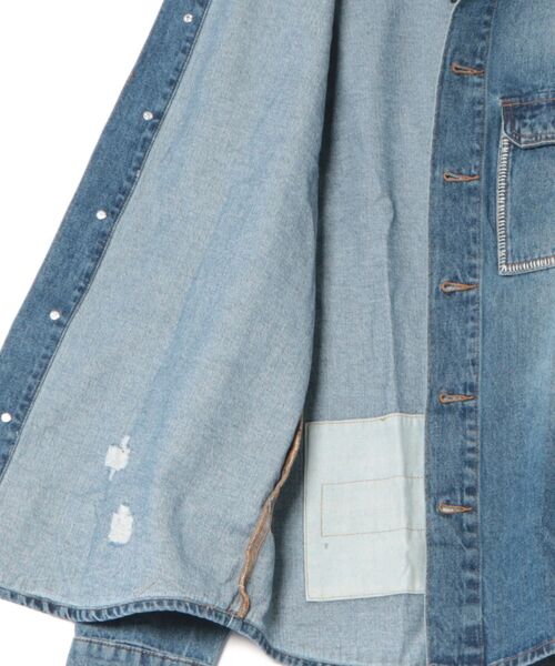 Desigual（デシグアル）の「パッチ付きデニムジャケット（デニムジャケット・メンズ・ブルー・L/M/S）」の9枚目の写真