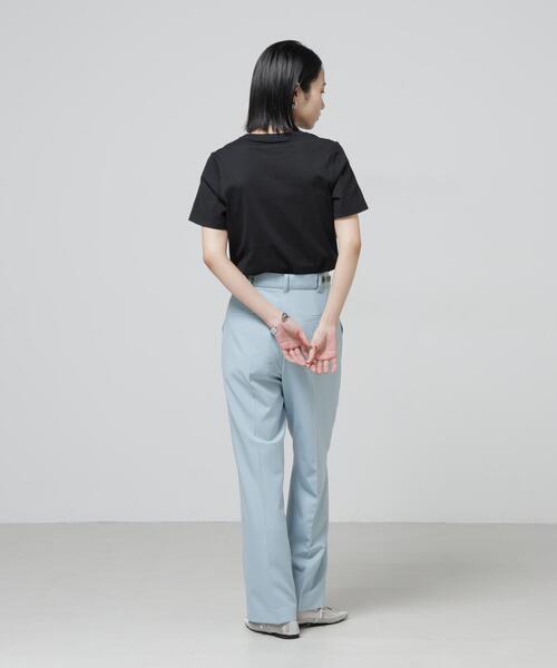 NANO universe（ナノユニバース）の「Anti Soaked(R) 汗染み防止クルーネックTシャツ（Tシャツ/カットソー・レディース・トップグレー/ブラック/ホワイト/チャコール・S/M/L）」の21枚目の写真