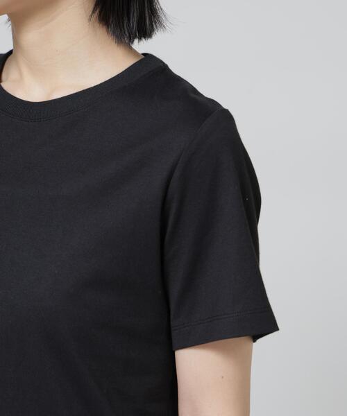 NANO universe(ナノユニバース)の「Anti Soaked(R) 汗染み防止クルーネックTシャツ(Tシャツ/カットソー・レディース・トップグレー/ブラック/ホワイト/チャコール・S/M/L)」の8枚目の写真