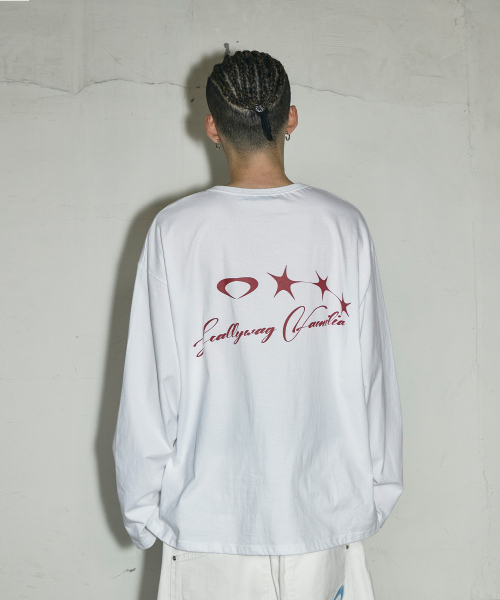 SCALLYWAG（スカリーワグ）の「ファミリア ルーズフィット ベーシック ロングスリーブ[ホワイト]（Tシャツ/カットソー・レディース・その他・MEDIUM/LARGE）」の2枚目の写真