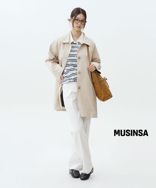DEHEVE（デヘヴェ）の「Point Half Trench Coat [Beige]（トレンチコート・レディース・Beige・FREE）」の13枚目の写真