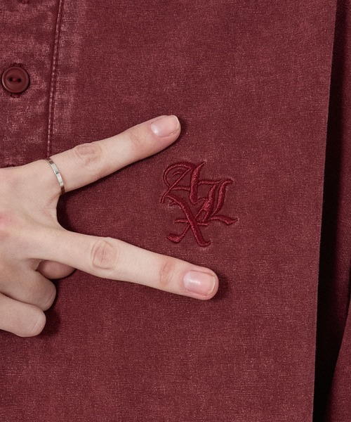 Alfred Alex(アルフレッドアレックス)の「【Alfred Alex】ヴィンテージライク オーバーサイズ ヘンリーネック Tシャツ(Tシャツ/カットソー・メンズ・グレー/グレー系/ブラック/レッド系/ネイビー/ブラック系・M/L)」の18枚目の写真