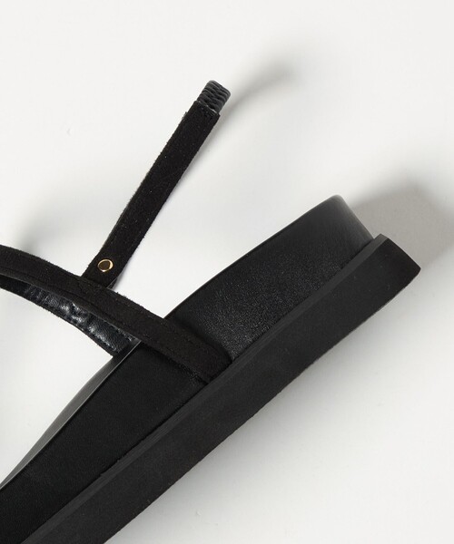 BEAUTY&YOUTH UNITED ARROWS（ビューティーアンドユースユナイテッドアローズ）の「メタルプレート プラットフォーム サンダル（サンダル・レディース・ブラック/ダークブラウン・38/37/36）」の22枚目の写真