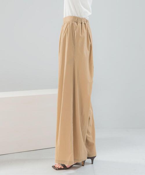 URBAN RESEARCH ROSSO WOMEN（アーバンリサーチ　ロッソ）の「ライトタックイージーワイドパンツ（その他パンツ・レディース・ネイビー/ベージュ・FREE）」の3枚目の写真