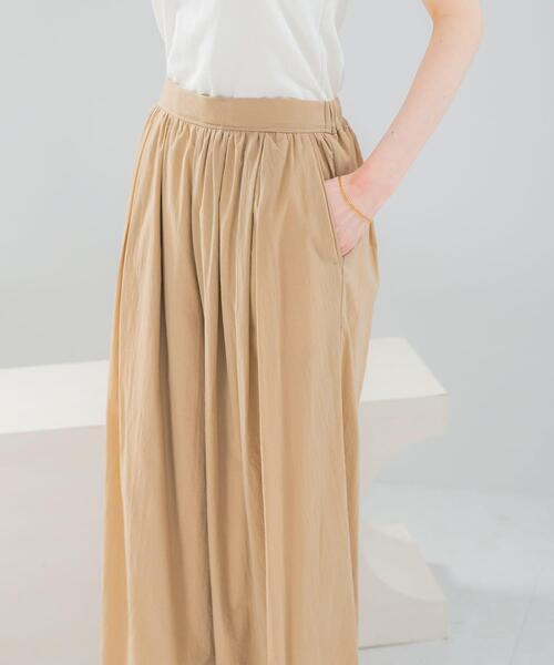 URBAN RESEARCH ROSSO WOMEN（アーバンリサーチ　ロッソ）の「ライトタックイージーワイドパンツ（その他パンツ・レディース・ネイビー/ベージュ・FREE）」の5枚目の写真