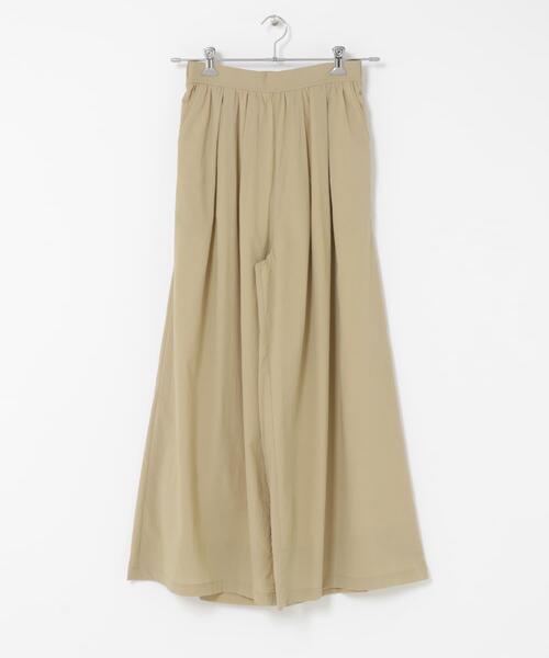 URBAN RESEARCH ROSSO WOMEN（アーバンリサーチ　ロッソ）の「ライトタックイージーワイドパンツ（その他パンツ・レディース・ネイビー/ベージュ・FREE）」の6枚目の写真