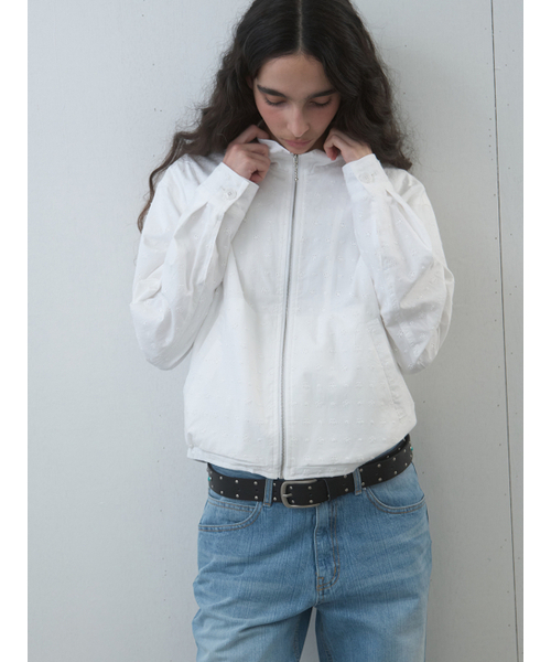 Kijun(キジュン)の「Punching Lace Blouson Off-White(ブルゾン・レディース・その他・MEDIUM/SMALL)」の3枚目の写真