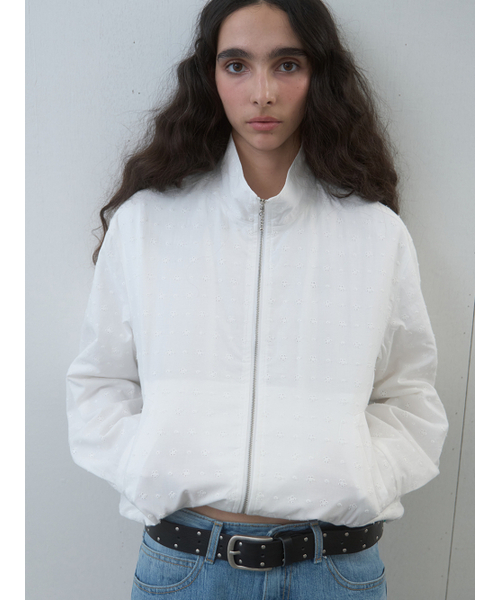 Kijun(キジュン)の「Punching Lace Blouson Off-White(ブルゾン・レディース・その他・MEDIUM/SMALL)」の5枚目の写真