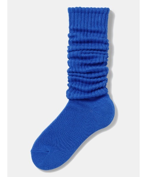 tutuanna(チュチュアンナ)の「綿混ゾッキ無地ルーズソックス50cm丈(ソックス/靴下・レディース・コバルトブルー/イエロー/キナリ/ブラック/サックスブルー/オフホワイト/ライトグレー/レッド/ピンク/ホワイト/チャコール/サンドベージュ・M)」の9枚目の写真