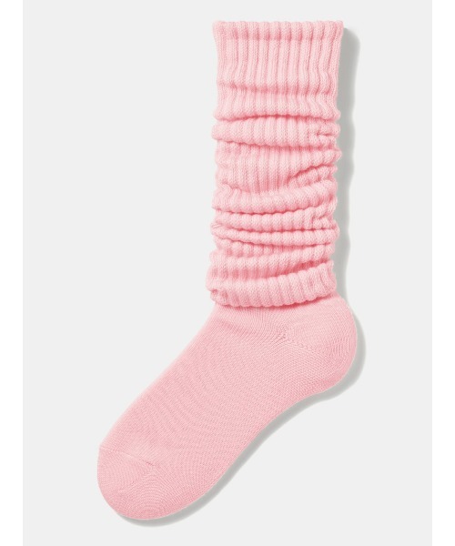 tutuanna(チュチュアンナ)の「綿混ゾッキ無地ルーズソックス50cm丈(ソックス/靴下・レディース・コバルトブルー/イエロー/キナリ/ブラック/サックスブルー/オフホワイト/ライトグレー/レッド/ピンク/ホワイト/チャコール/サンドベージュ・M)」の11枚目の写真