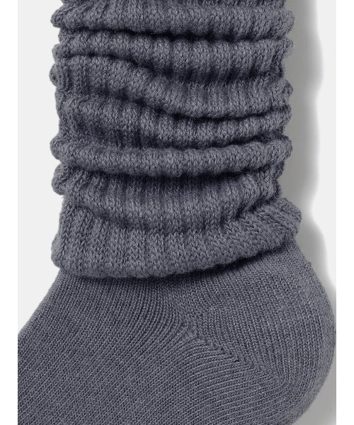tutuanna(チュチュアンナ)の「綿混ゾッキ無地ルーズソックス50cm丈(ソックス/靴下・レディース・コバルトブルー/イエロー/キナリ/ブラック/サックスブルー/オフホワイト/ライトグレー/レッド/ピンク/ホワイト/チャコール/サンドベージュ・M)」の18枚目の写真
