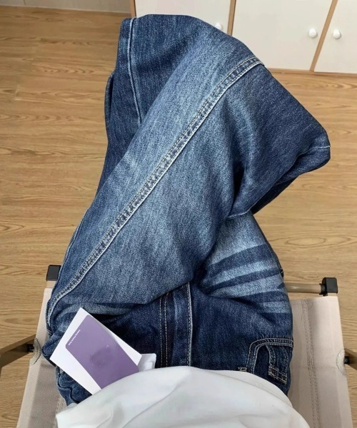 REBALANCE(リバランス)の「ワイドレッグデニムパンツ(デニムパンツ・メンズ・A・MEDIUM/LARGE)」の4枚目の写真