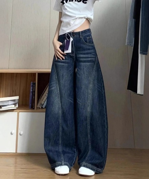 REBALANCE(リバランス)の「ワイドレッグデニムパンツ(デニムパンツ・メンズ・A・MEDIUM/LARGE)」の6枚目の写真