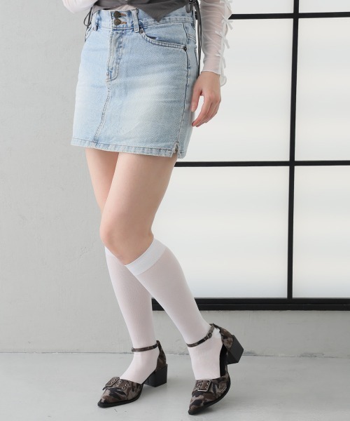 DEMETER（デメテル）の「ポインテッドトゥ アンクルストラップ セパレートパンプス（パンプス・レディース・ブラック/ホワイト/レオパード/カモフラージュ・S/M/L/LL）」の14枚目の写真