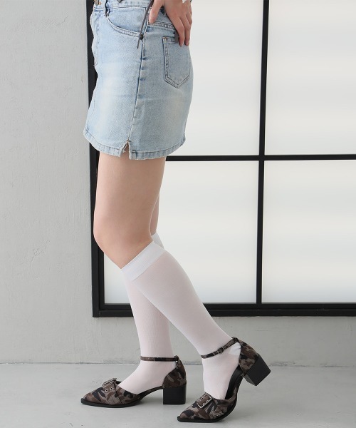 DEMETER（デメテル）の「ポインテッドトゥ アンクルストラップ セパレートパンプス（パンプス・レディース・ブラック/ホワイト/レオパード/カモフラージュ・S/M/L/LL）」の15枚目の写真