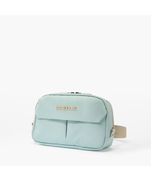 BRIEFING(ブリーフィング)の「【BRIEFING GOLF/ブリーフィングゴルフ】SQUARE WAIST POUCH NC(ショルダーバッグ・レディース・ミント/ベージュ・FREE)」の3枚目の写真
