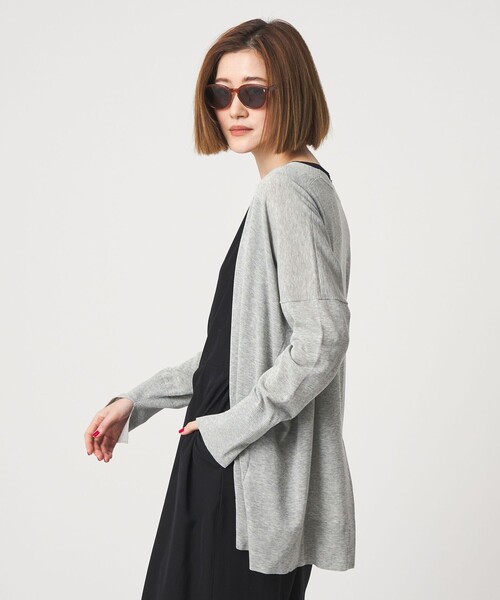 conte＞ソデスリット ノーボタン カーディガン（カーディガン/ボレロ