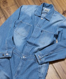 UNIIT（ユニット）の「【BRUDDA SHARK】デニムオールインワン ジャンプスーツ（つなぎ/オールインワン）」