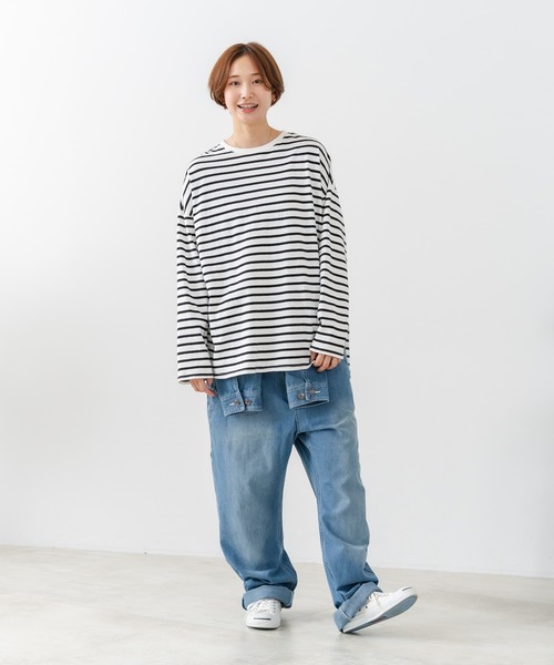 UNIIT（ユニット）の「【BRUDDA SHARK】デニムオールインワン ジャンプスーツ（つなぎ/オールインワン・メンズ・ブルー/ブラック/ネイビー・MEDIUM/LARGE/X-LARGE）」の22枚目の写真