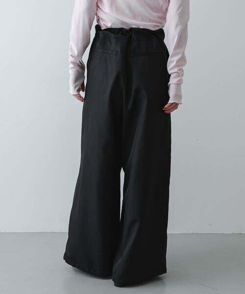 SENSE OF PLACE by URBAN RESEARCH(センスオブプレイスバイアーバンリサーチ)の「ドロストデザインパンツ(その他パンツ・レディース・ベージュ/ブラック・ONE)」の21枚目の写真