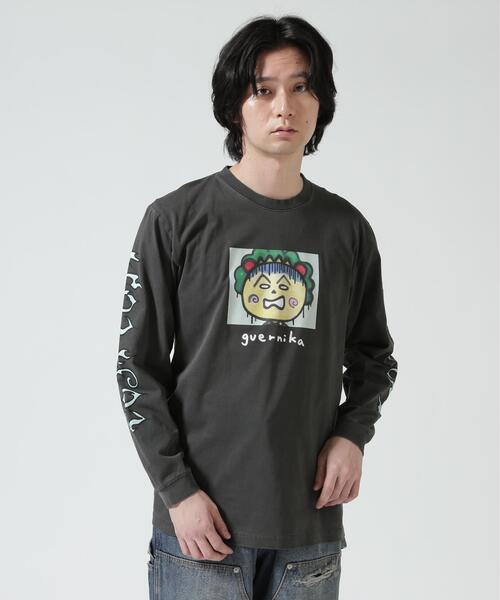 ROYAL FLASH（ロイヤルフラッシュ）の「guernika/ゲルニカ/Drooping COJI-COJI Vintage Style Long Sleeve T-shirt（Tシャツ/カットソー・メンズ・ブラック系その他・XL/2XL/L）」の5枚目の写真