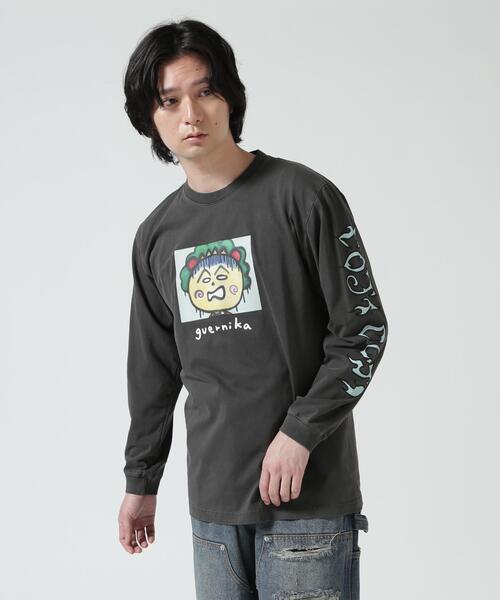 ROYAL FLASH（ロイヤルフラッシュ）の「guernika/ゲルニカ/Drooping COJI-COJI Vintage Style Long Sleeve T-shirt（Tシャツ/カットソー・メンズ・ブラック系その他・XL/2XL/L）」の6枚目の写真