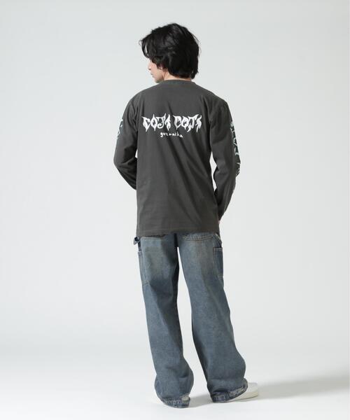 ROYAL FLASH（ロイヤルフラッシュ）の「guernika/ゲルニカ/Drooping COJI-COJI Vintage Style Long Sleeve T-shirt（Tシャツ/カットソー・メンズ・ブラック系その他・XL/2XL/L）」の9枚目の写真