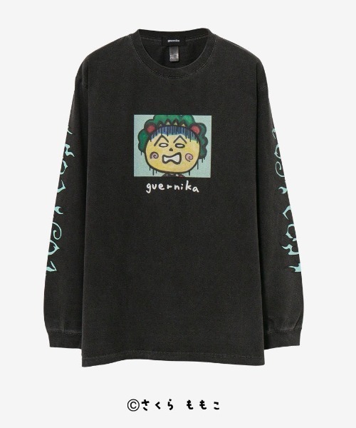 ROYAL FLASH（ロイヤルフラッシュ）の「guernika/ゲルニカ/Drooping COJI-COJI Vintage Style Long Sleeve T-shirt（Tシャツ/カットソー・メンズ・ブラック系その他・XL/2XL/L）」の5枚目の写真