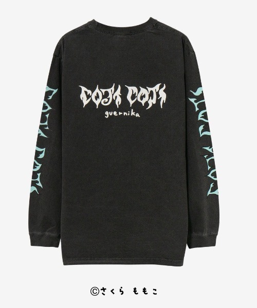 ROYAL FLASH（ロイヤルフラッシュ）の「guernika/ゲルニカ/Drooping COJI-COJI Vintage Style Long Sleeve T-shirt（Tシャツ/カットソー・メンズ・ブラック系その他・XL/2XL/L）」の6枚目の写真