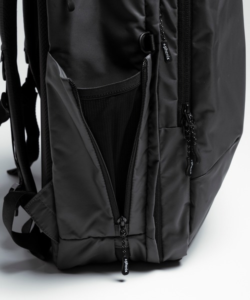 +phenix(プラスフェニックス)の「+phenix(プラスフェニックス) EXPAND BACKPACK 20+ / エクスパンド バックパック(バックパック/リュック・メンズ・グレー/ブラック・ONE SIZE)」の10枚目の写真