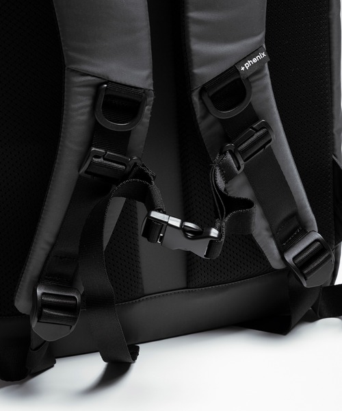 +phenix(プラスフェニックス)の「+phenix(プラスフェニックス) EXPAND BACKPACK 20+ / エクスパンド バックパック(バックパック/リュック・メンズ・グレー/ブラック・ONE SIZE)」の11枚目の写真
